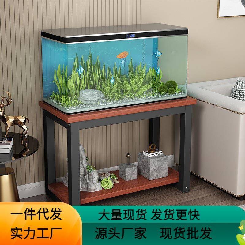 承重鱼缸架子客厅桌子双层落地底柜托架底座专用柜子支架底架现代