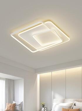 客厅灯简约现代大气le顶灯d薄超长方70968形主卧吸室护眼灯具