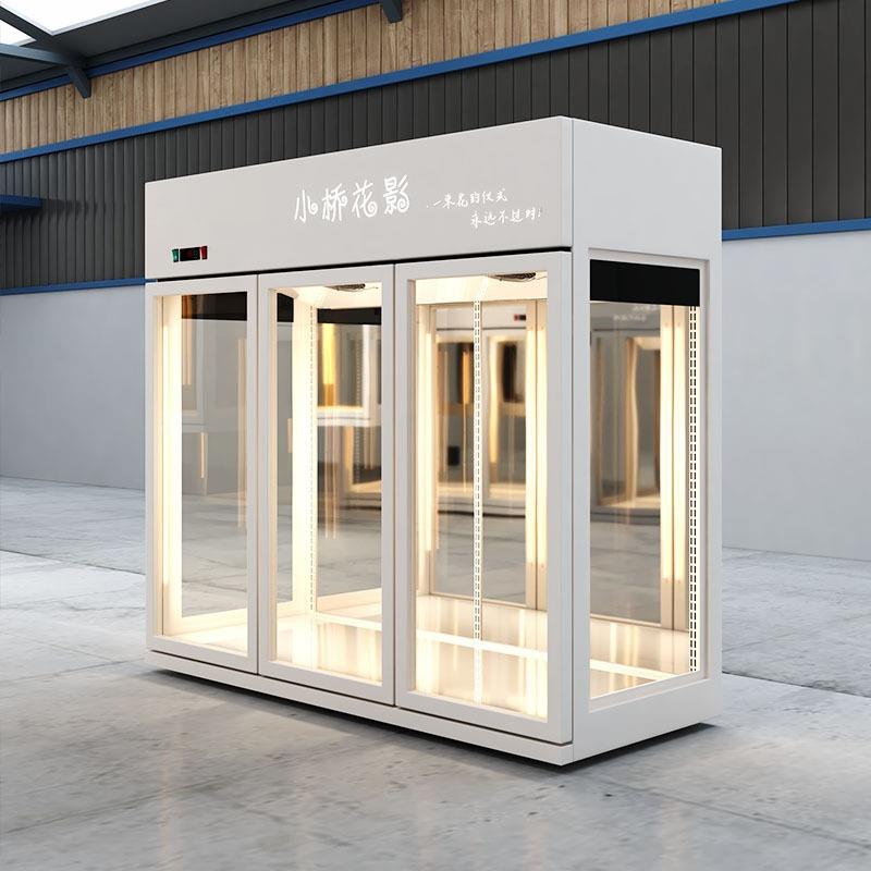 厨鲜花柜商用冷花藏保鲜柜店花束尚展示柜立式花685风冷冰柜网红