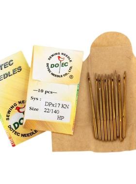 多特机针D*17金X针同车镀钛机针双针车电P脑花见描述样机机针针DP