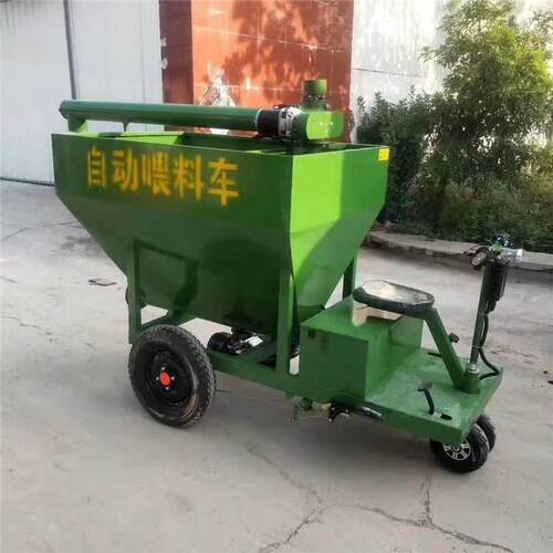 养猪电全自动喂料机上动手推式喂料车养殖场自JRB动料车