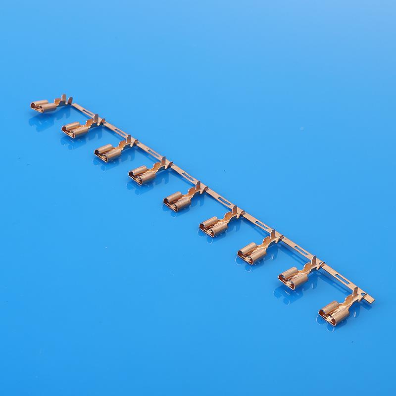 .3横带插簧喇叭插DJ6横2-6.3A2连绕端子6259020直插