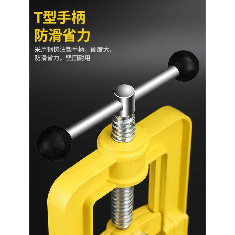 波BOY重型管台#子压力钳龙钳夹管钳斯管子虎钳带架压力钳12#3#4#