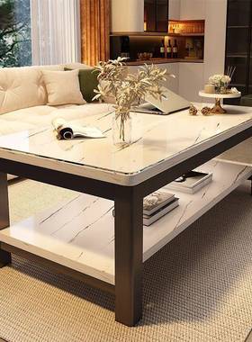 茶几家用舍餐小户型客厅双层桌子QPP桌简约办公桌出租房宿电桌工