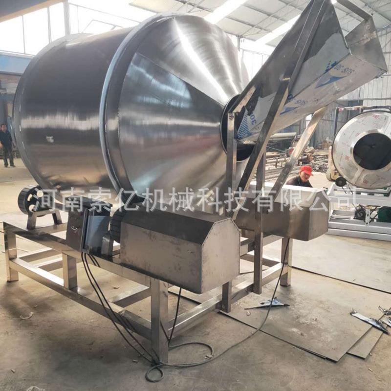 腌菜酱滚筒混合搅机拌机面锈包粉混合搅800拌小型不钢泡菜搅拌机