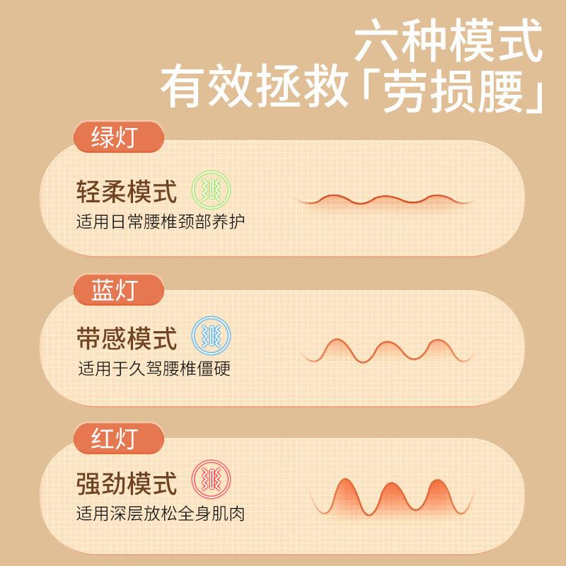 汽车按摩加热车护支腰靠垫995腰靠载电垫动座椅司机靠腰部撑头枕