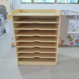 画95700203美工绘纸16层美术柜作品室内美术室置色物架收纳柜文件