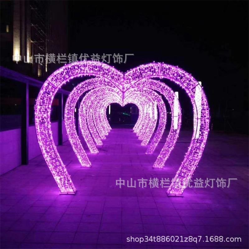 虹长廊灯LE彩D外防水拱门时光隧道光节工程亮化造AL569700户型装