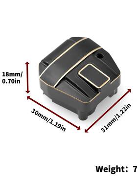 /10仿真1攀4爬车模型车AxialSCX10PR无品牌/O前桥后车盖金属桥壳L