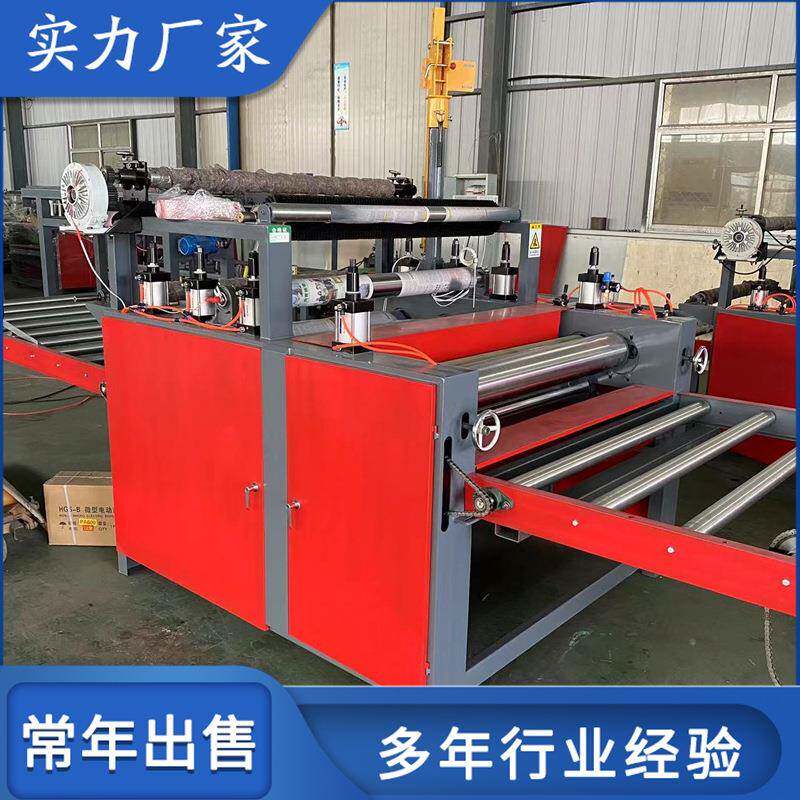 数控涂AX-13578胶加热气动吸盘全自动贴面机板高光膜双面态生平贴