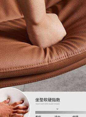 餐椅家用轻奢20929式双层意式歺椅酒店洽谈沙发欧化妆椅子餐靠背