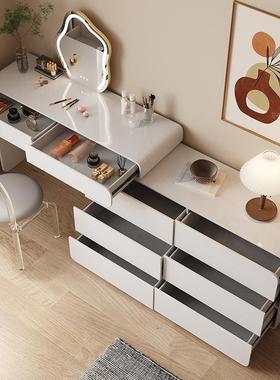 世纪大10697师简法式台奶油风梳台收纳柜斗柜一妆体现代约化妆化