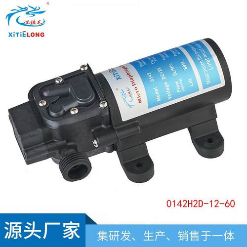 洗龙微型隔车膜泵自吸铁增压水60W智能型泵电动高压洗水94949泵直