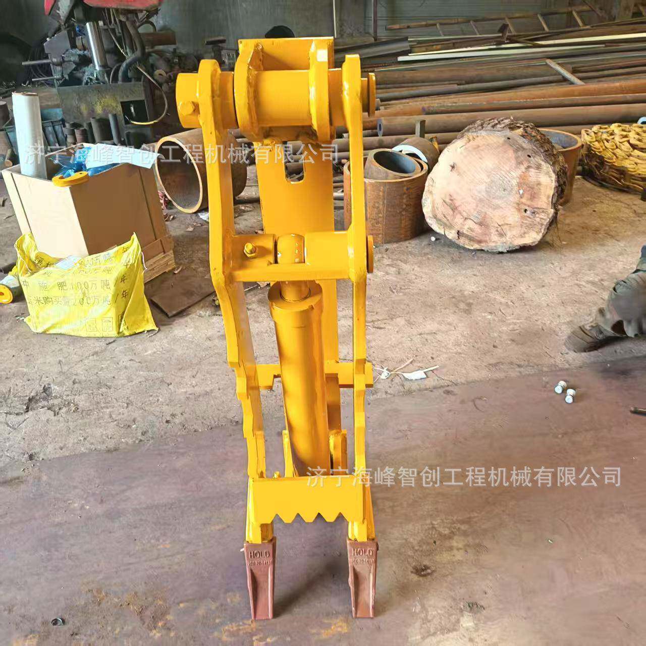 出口手夹动式指夹市政GCR作业石用夹木头器挖斗拇夹抓石器