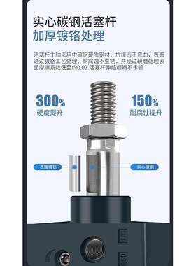 亚德客型标3准X气缸SC2/40/50/63/8068/1050X257X125X150X200X250