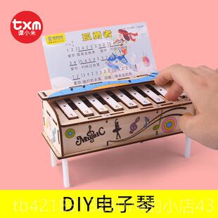 高档技制作小自发明制乐器diy验电子琴科学实通用技术高科中作品