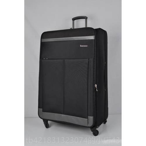 高档特大号50寸超大航空托箱运拉杆万出国36牛行李箱向轮津布旅行