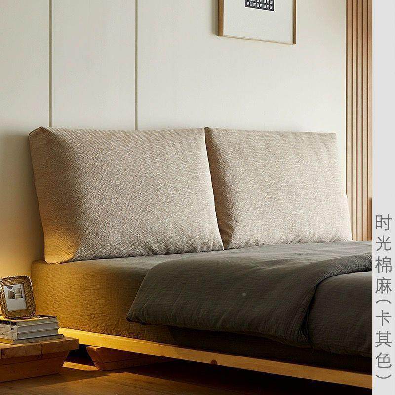 羽绒大背床靠头民软包日靠式诧寂风网红宿无床头靠X4PfZyZb垫双人,居家布艺,抱枕被,淘宝优惠券,粉丝福利购,淘宝优惠卷