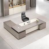 现代大班台DBT 017总裁桌经桌主管办桌单人公桌公椅组理合老板桌