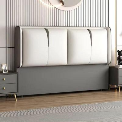 202落5床新无品牌/款床头板靠软包背地超薄实木轻奢床头单买头软