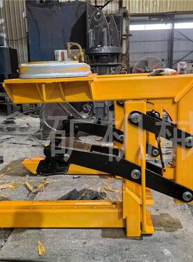 钩机夹旋转混具凝土道吊运机旋水泥管道安装夹管具可转KQU机械抓