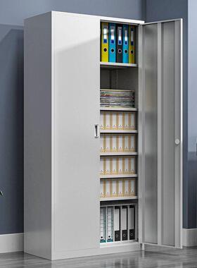 办资公室文柜铁皮财务凭证料RIZ柜会计档锁案柜带矮件柜储物柜子