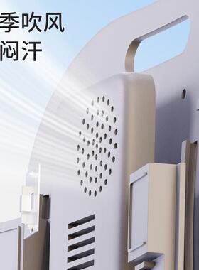 人体工学腰热靠办公室久坐加腰枕座椅通风背部车载支撑32护垫腰靠
