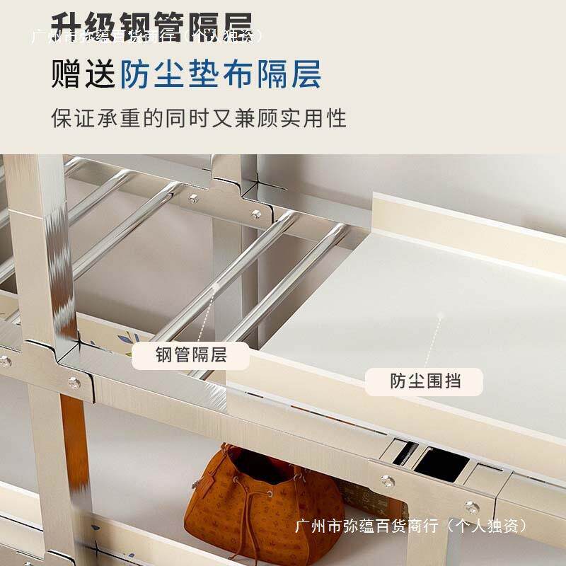 一体卧免安装叠式简易钢衣折柜加VML粗加固全架室家用