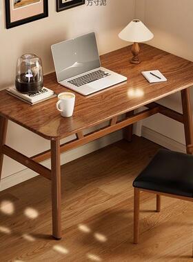 电脑桌台式UJR家用作学习写字形长方人工台单办公桌椅小桌子简易