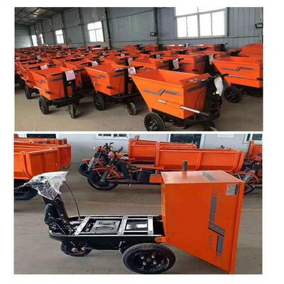 灰地斗车16511建工电动手推双轮筑翻斗手推车翻斗式斗车手推车