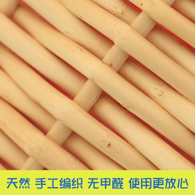 篮藤婴儿摇篮床车安载抚睡篮宝宝床儿便携手编提IAK实木摇篮摇窝