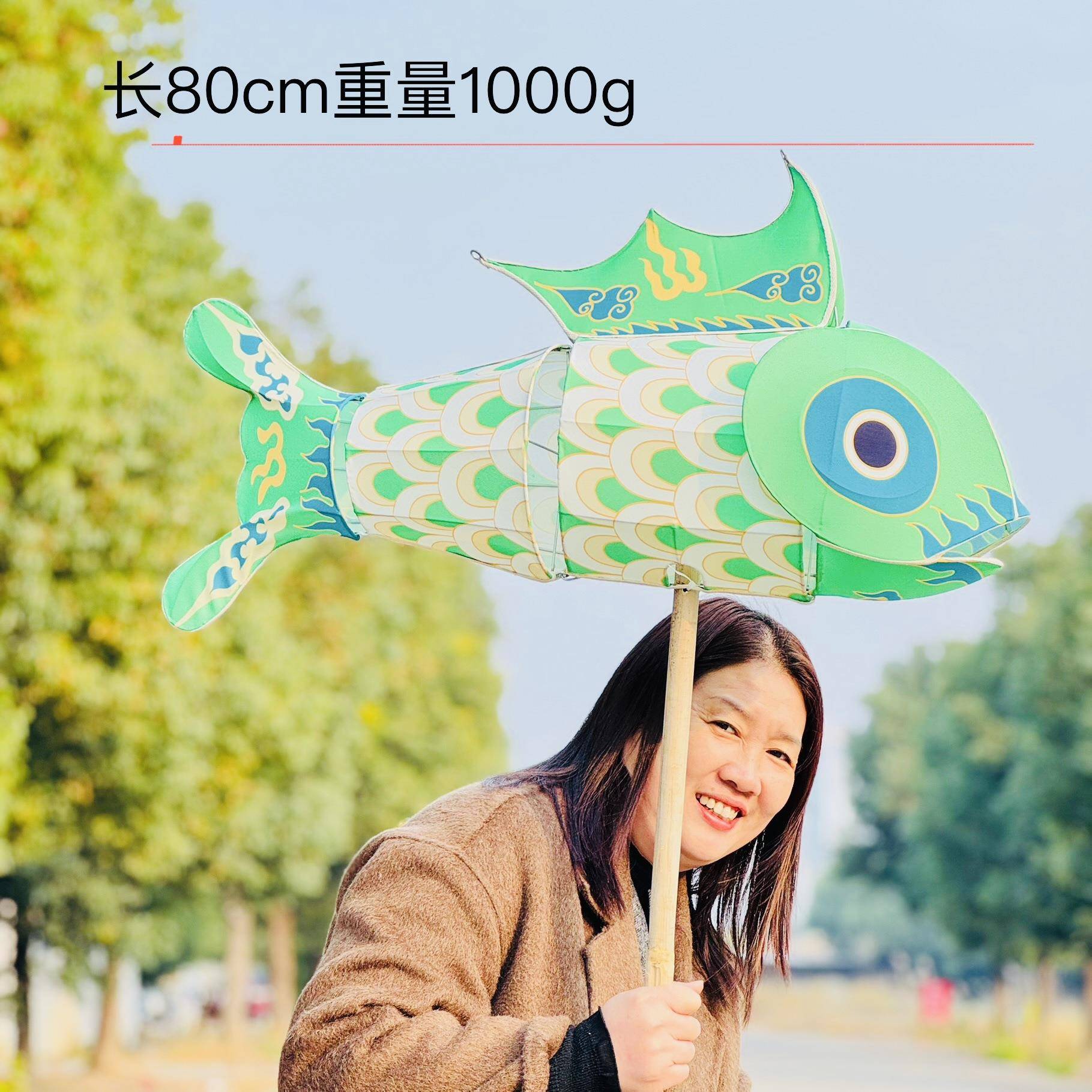 传统手非遗花灯可6代80cm动古典中式亮摆灯节庆使巡游工活动用装