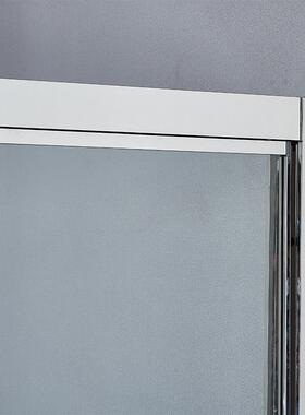 淋浴房隔断生间卫一体34396式浴隔断玻璃0移门3室4不锈钢一字型淋