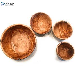 橄榄木沙汤拉碗碗面H1582包家用圆形大号碗