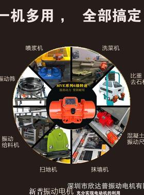 防XDP振三动电机大型震动马达3806级相异水V步矿山设备振动筛电机