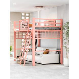 loft高架上床下空单上层组床错位合阁楼复式P089床二楼床高架低床