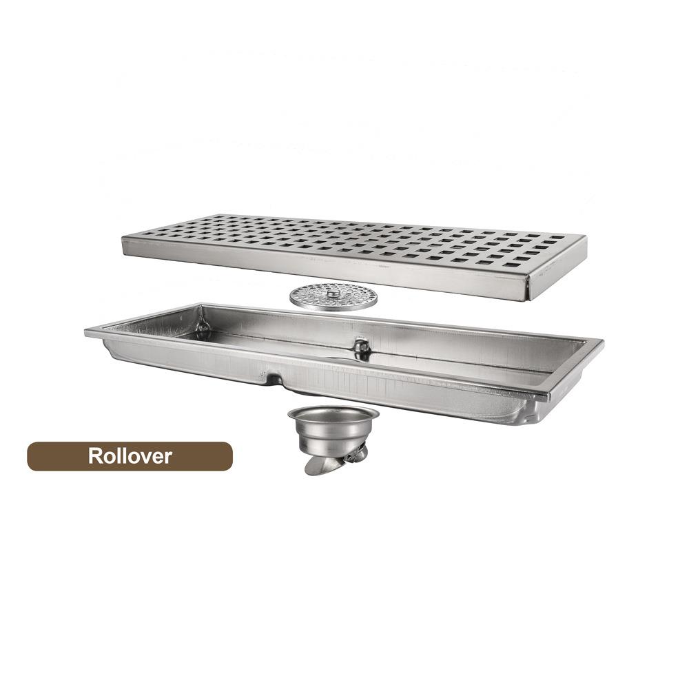 锈钢地漏30HIDL1204浴室防臭地漏防虫防返水长漏2直销HI地D不L10