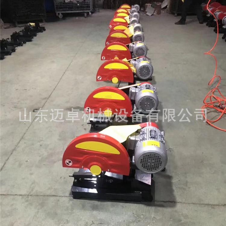 4电00业级工材切OOP割机型大功率380V三相钢材台式砂轮电锯