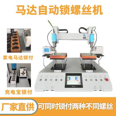 自动锁螺机丝六上轴背靠背双头落地式螺丝机产品组装扭全打螺XKB