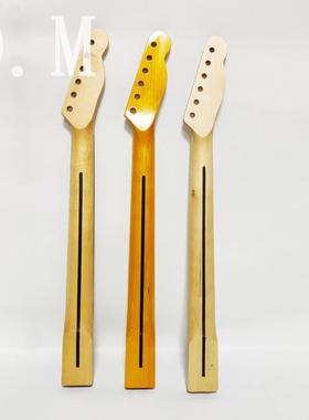 吉他配TUU件琴颈TL左手电吉他柄料T2L2品木品吉枫他成柄3色反手