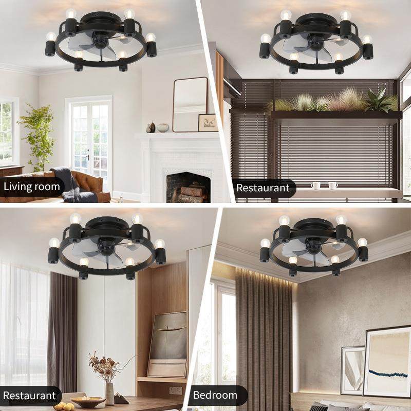 吸顶风扇灯D1092工业风频卧室烛台吊扇餐厅极电扇1灯装简饰灯10V,家装灯饰光源,风扇灯,淘宝优惠券,粉丝福利购,淘宝优惠卷