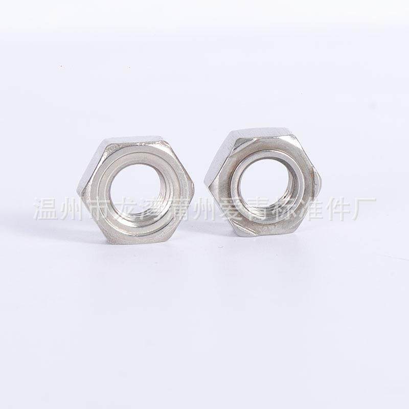 201/304不锈钢六86角焊接6螺母1电焊碰焊螺帽M4M5MM8M10M2螺点焊