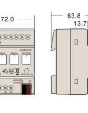 KNX总线电系源智照明控制系统慧HKL/D064能建筑监控统智汉华智能