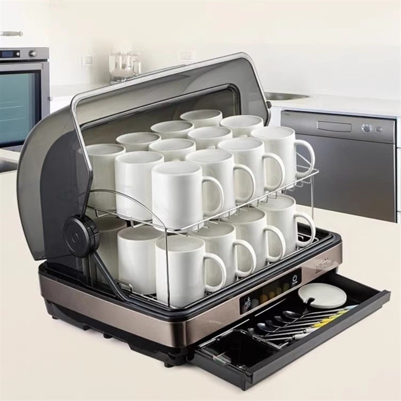 特惠茶杯消毒柜小型家用台式桌面碗柜紫外线茶道茶具专用办公室