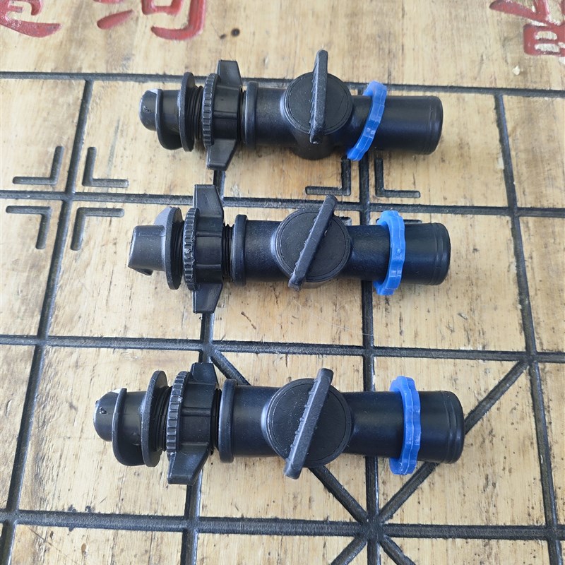 6分旁通接头农用微喷带喷水带滴管带主管软管旁通旁通接头20开关