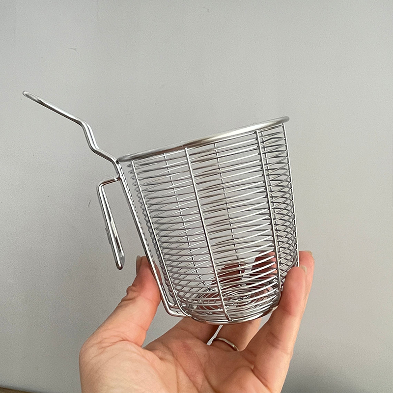 304不锈钢火锅漏勺煮面漏网捞面笊篱火锅工具涮肉麻辣烫带挂钩