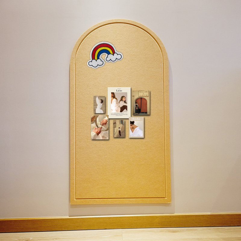 毛毡墙贴照片墙留言洞洞板卧室客厅儿童房墙面装饰公司文化墙背景