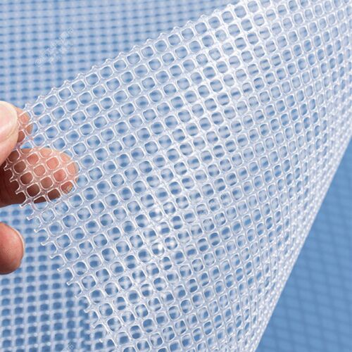 透明洁净PP塑胶网方孔塑胶网格防护网方格网过滤网滤芯导流网
