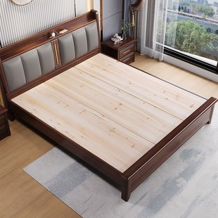 加厚全实木硬板床板天然杉木护腰板实木床满铺板直拼板木板片定制