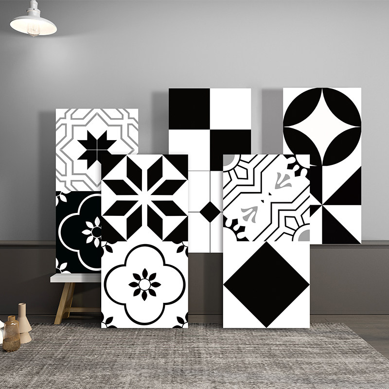 PVC仿瓷砖墙贴自粘壁纸门面店铺装饰化妆室防水小花砖大理石贴纸,家居饰品,软装墙贴,淘宝优惠券,粉丝福利购,淘宝优惠卷